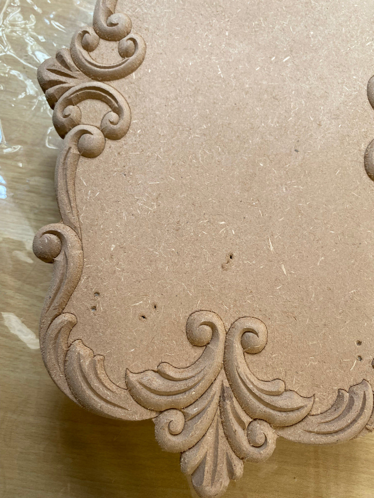 Raw MDF Table Riser