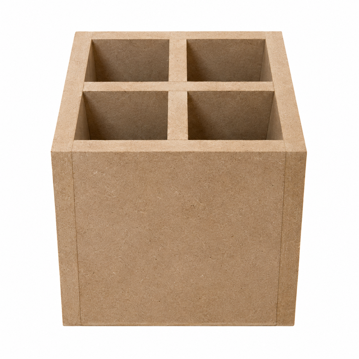MDF 4-Compartment Organizer Box