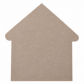 MDF House-Shaped Craft Base