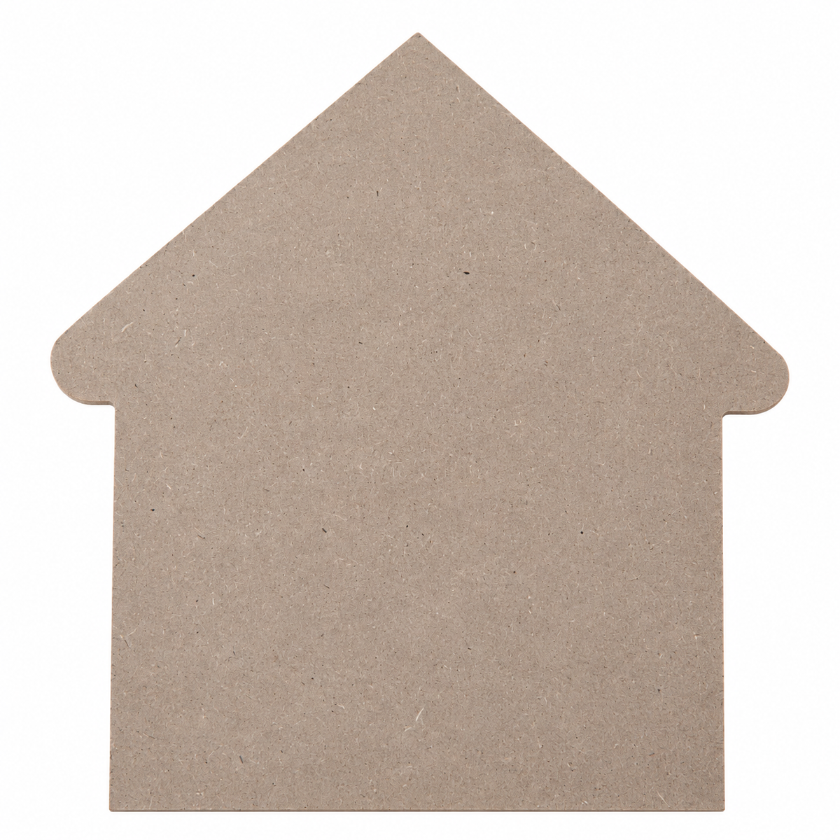 MDF House-Shaped Craft Base