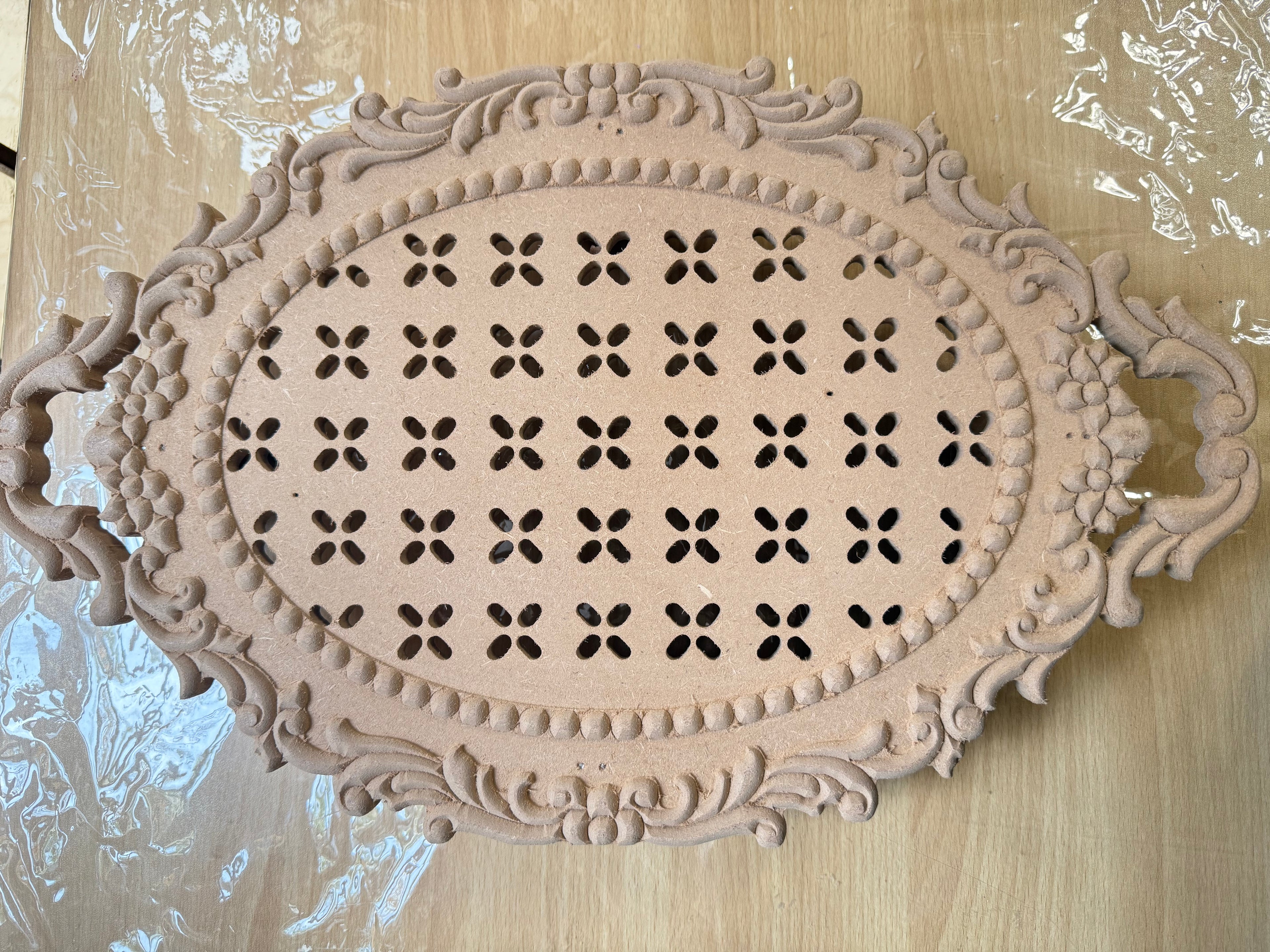 Raw MDF Tray