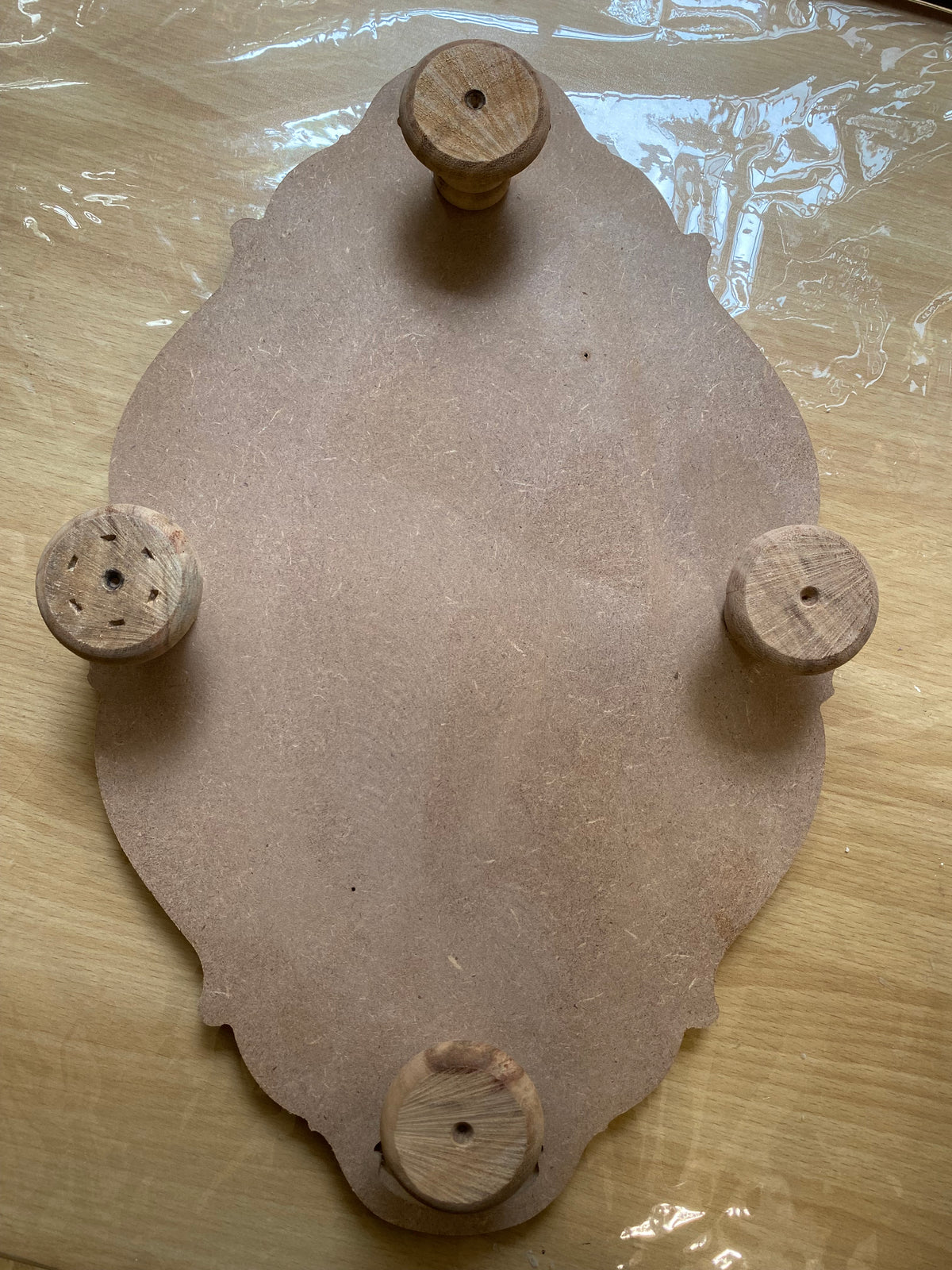 Raw MDF Table Riser