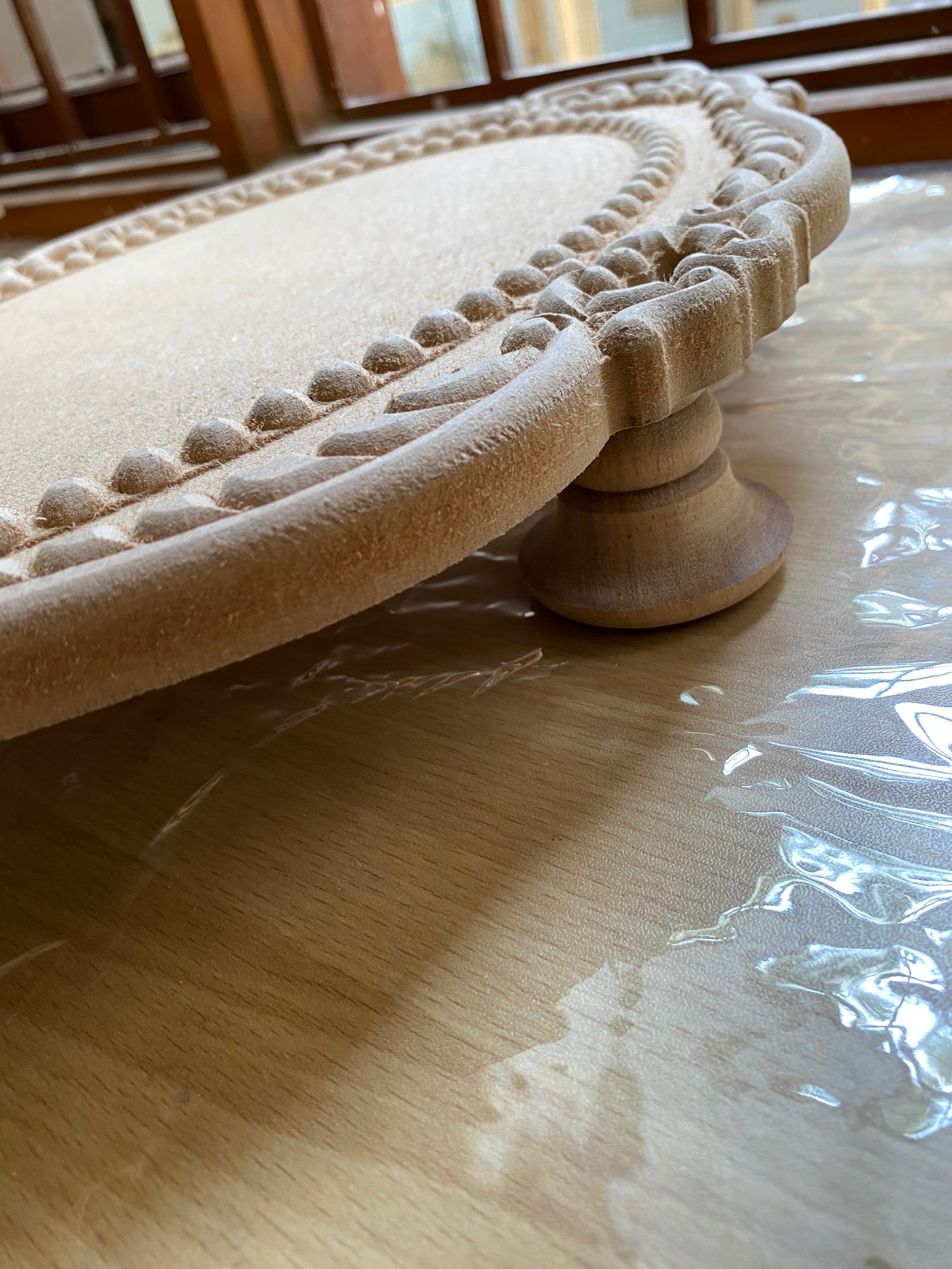 Raw MDF Table Riser