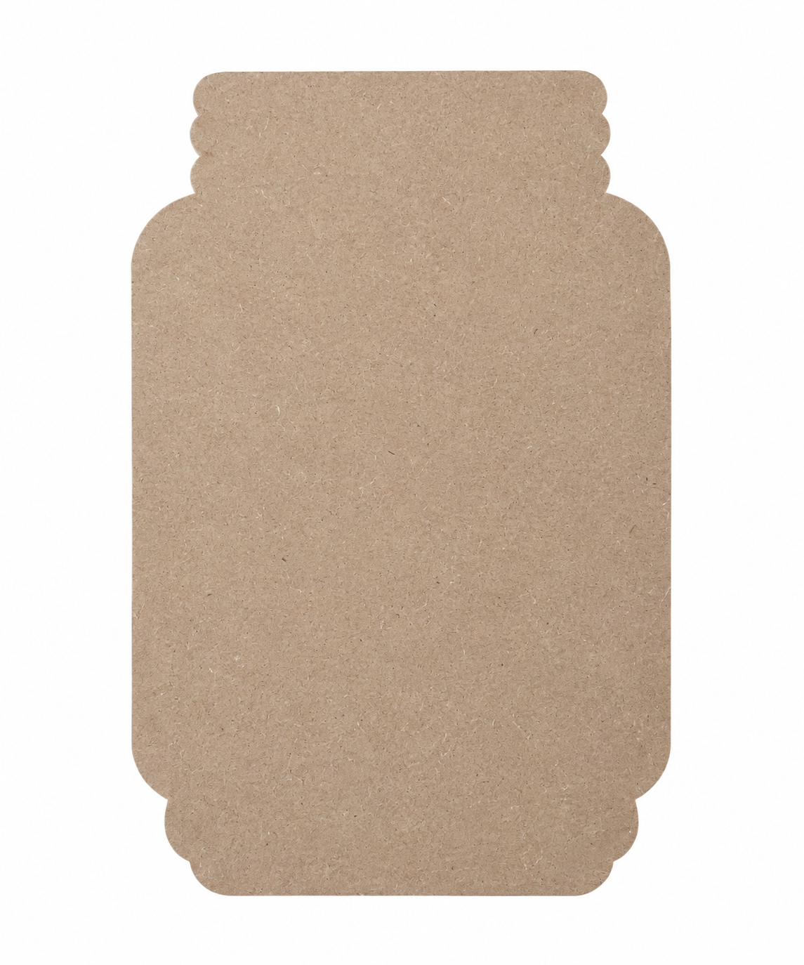 MDF Jar-Shaped Craft Base