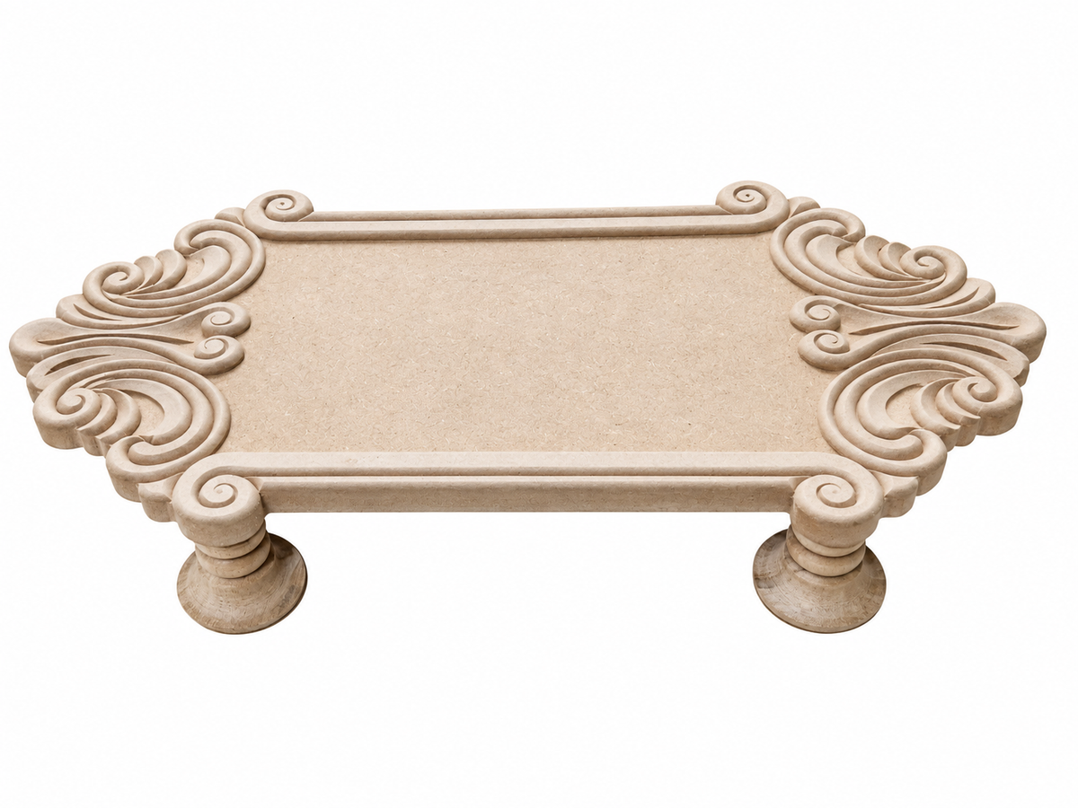 Ornate MDF Decorative Table Riser