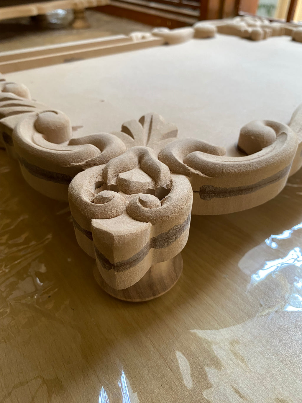 Raw MDF Table Riser