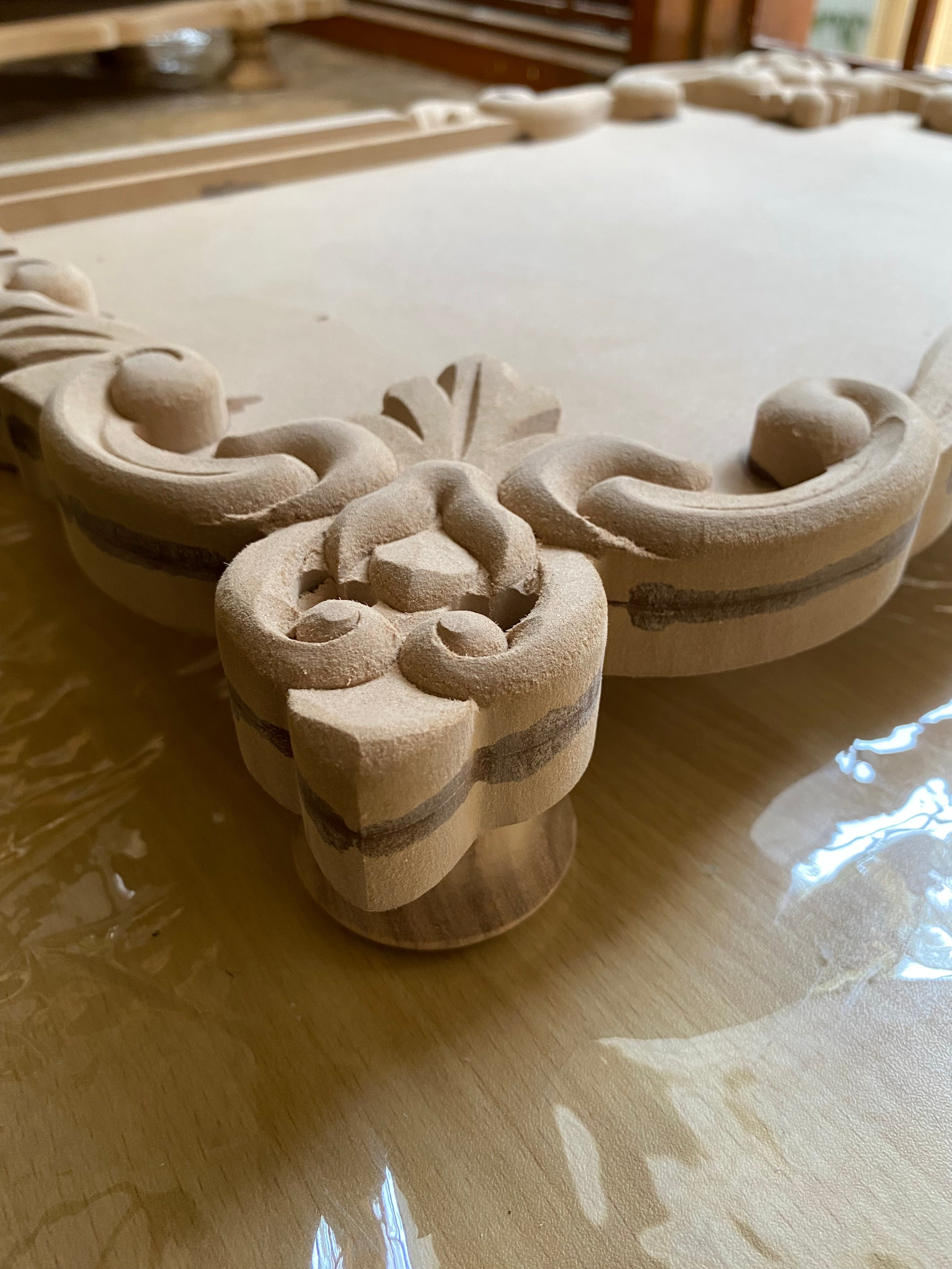 Raw MDF Table Riser