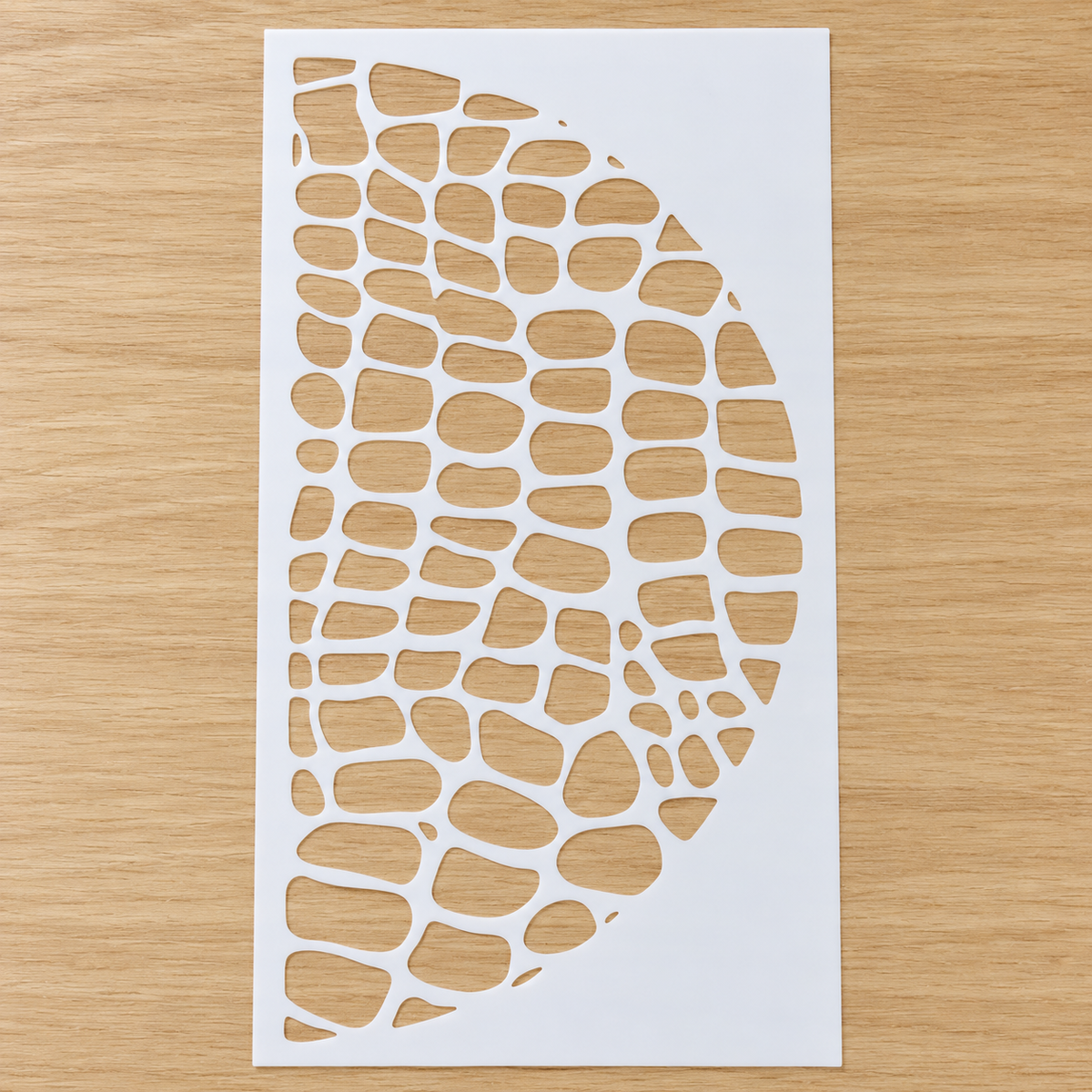 Pebble cutout Stencil