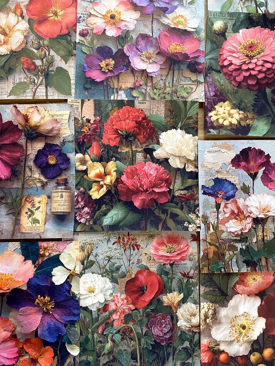 Scrap Book papers 10 pc