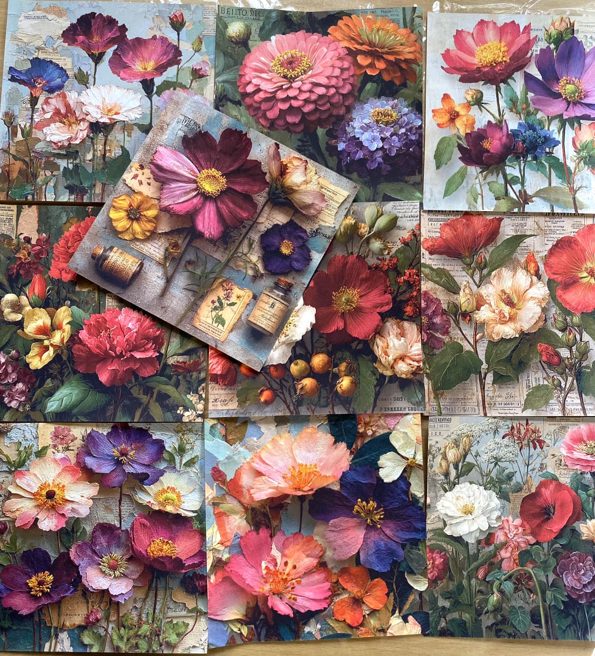 Scrap Book papers 10 pc