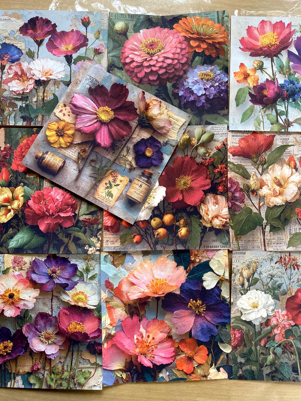 Scrap Book papers 10 pc
