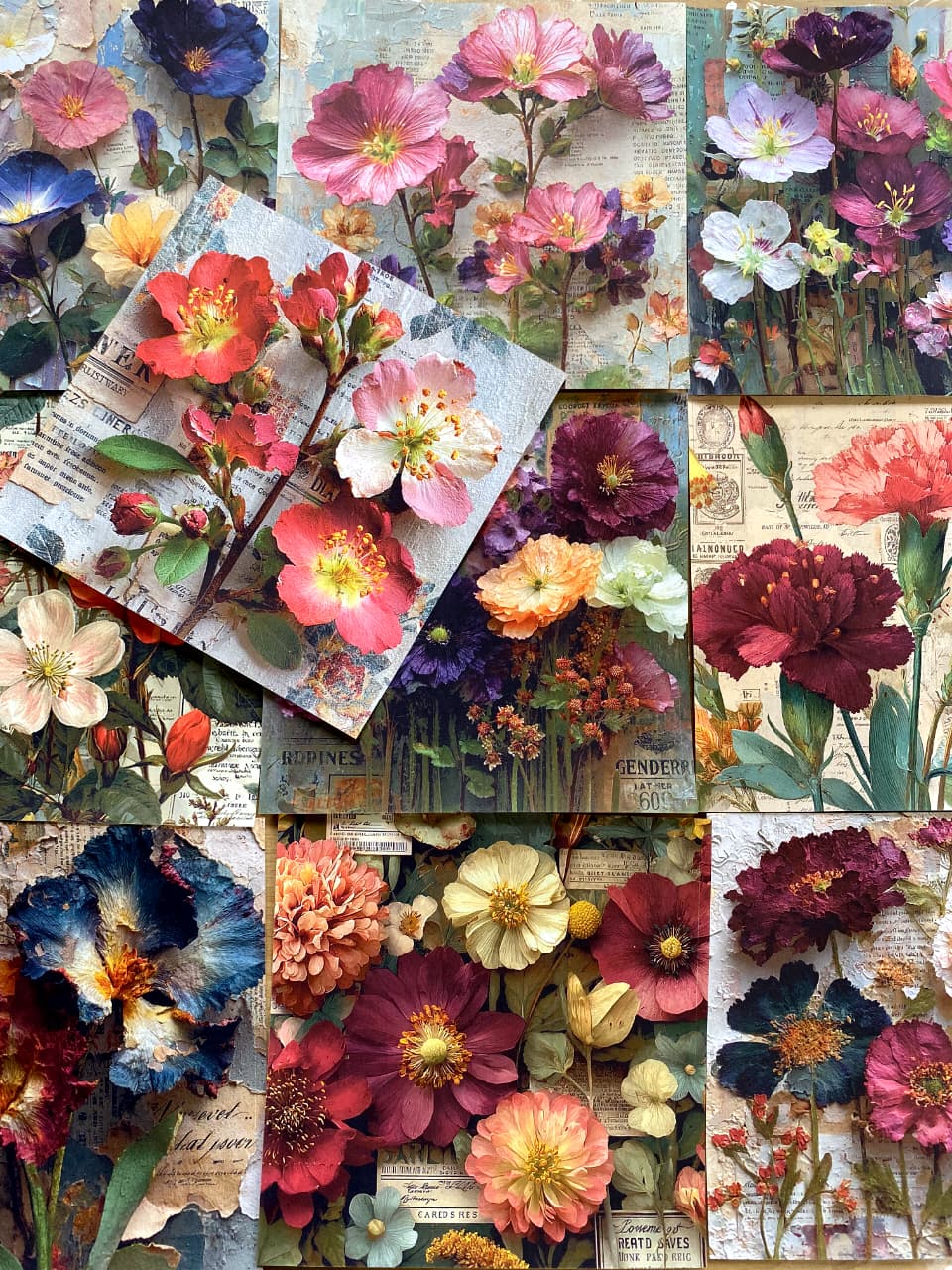Scrap Book papers 10 pc