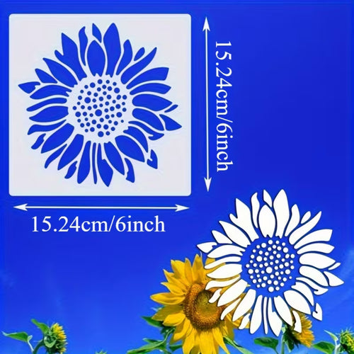 4-in-1 Sunflower Stencil Set