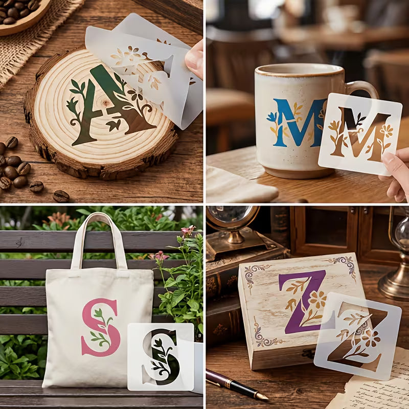 Alphabet Stencils 26 pc set