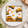 Construction Vehicles Decoupage Napkin